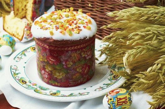 Easter cake on yolks