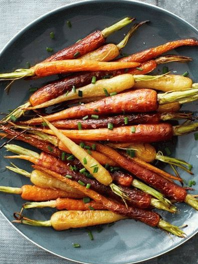 Baked Rainbow Carrots