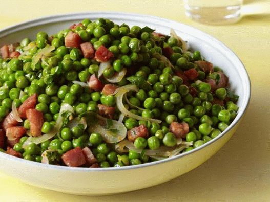 Spring Peas with Pancetta
