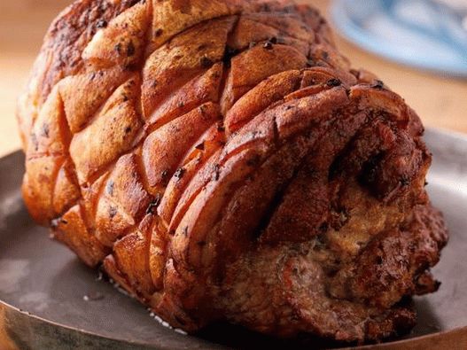 Ham roll stuffed with Tuscan bread