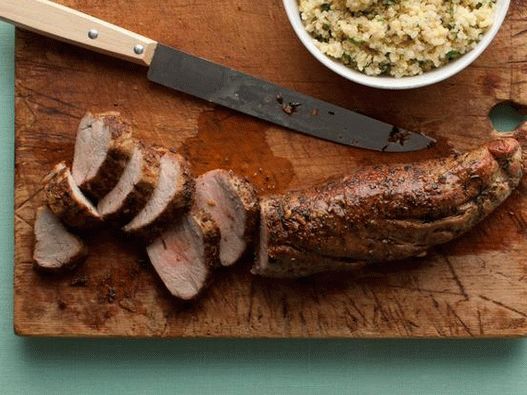 Pork tenderloin in spices