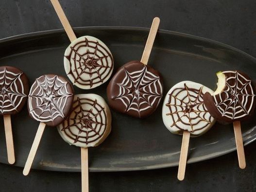 Photo of the dish - Chocolate coated apples