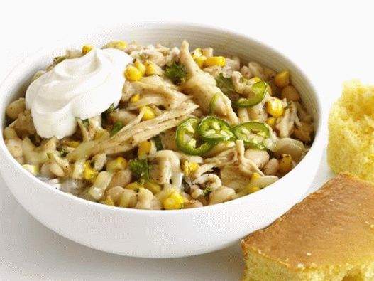 Dish Photography - Braised Chili Chicken with Beans and Corn