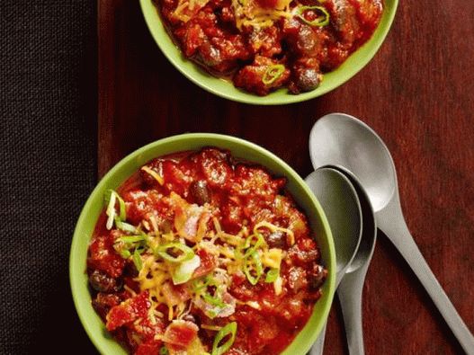 Photography dishes - Chili con carne with beer