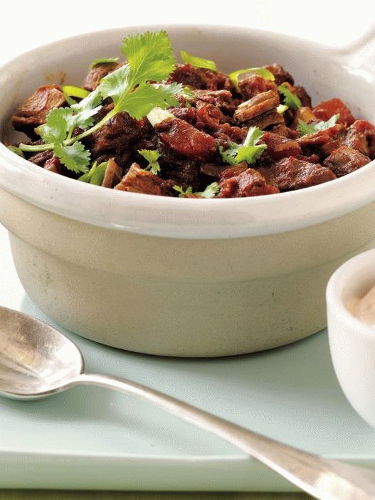 Photo of the dish - Chili without bean from beef shoulder in a slow cooker