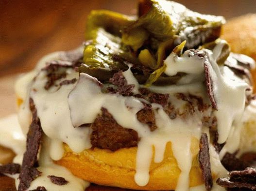 Santa Fe style cheese burger
