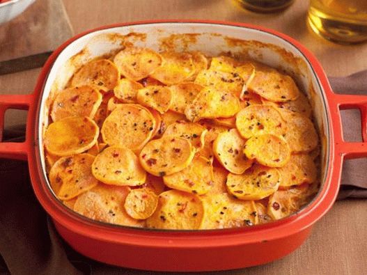 Photo of the dish - Sweet potato casserole with smoked chili pepper