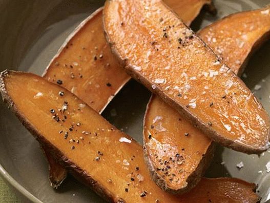 Photo of the dish - Baked sweet potato with aioli sauce