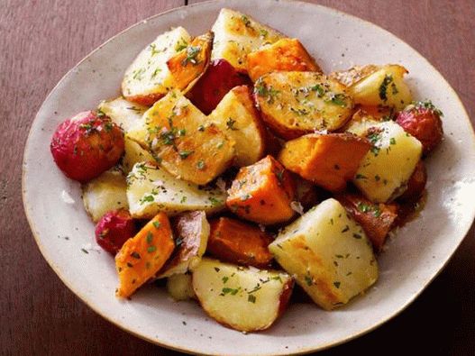 Photo of the dish - Potato mix baked with herbs