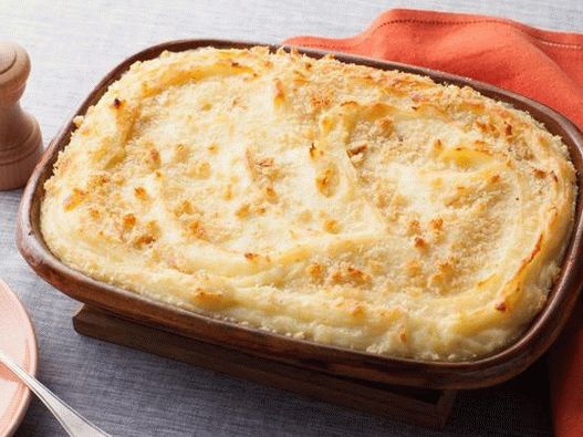 Photo of the dish - Mashed potatoes with cheese and crispy baked crust