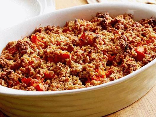 Photo of the dish - Casserole with sweet potato and dried apricots
