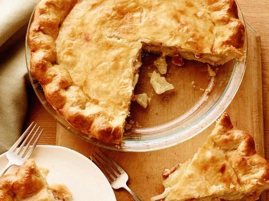 Photo of the dish - Potato tart with bacon