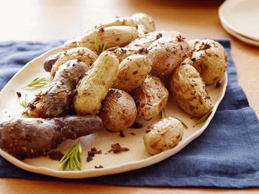 Dish Photography - Baked Finger Potatoes