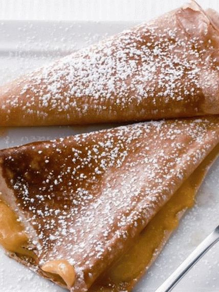 Photo of the dish - Pancakes with lemon cream