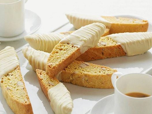 Photo of the dish - Biscotti with almonds, lemon notes and icing