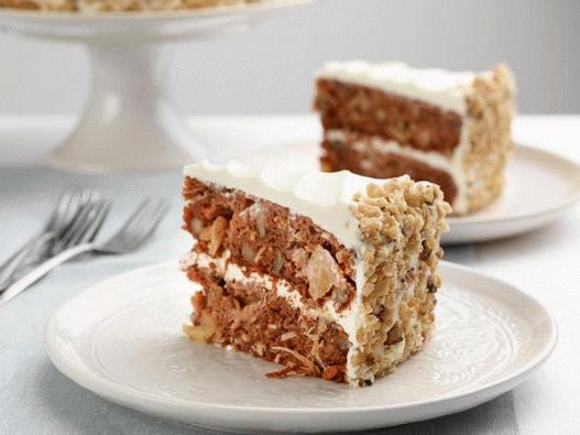 Photo of the dish - Carrot cake with pineapple cheese cream