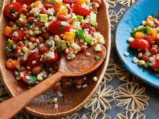 Corn Salad with Beans