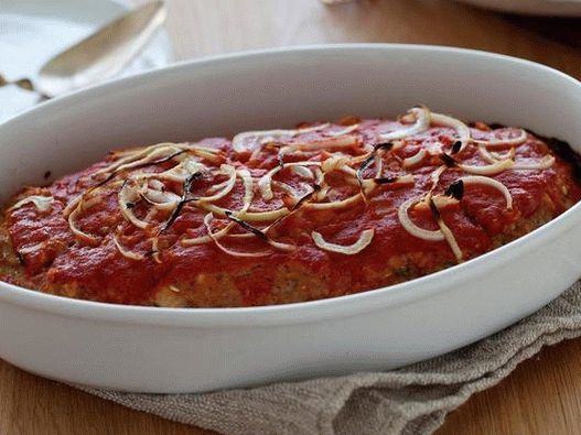 Simple turkey meat bread