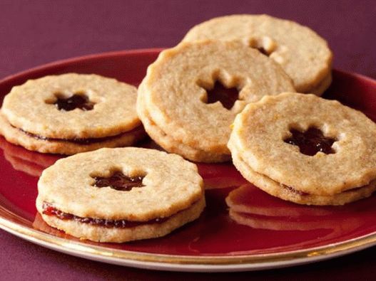Photo of the dish - Linz cookies with chocolate-nut paste