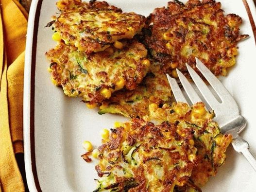 Corn and Zucchini Fritters