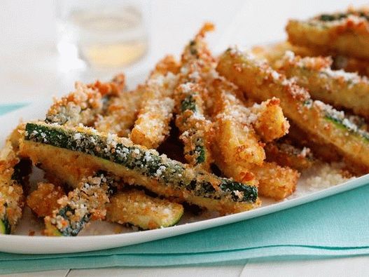 Deep-fried cheese zucchini, deep fried