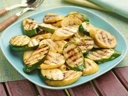 Marinated Zucchini and Grilled Zucchini
