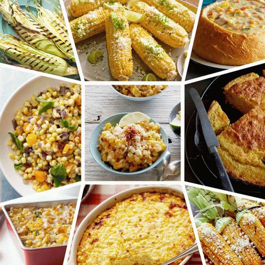 Photo Best recipes with corn