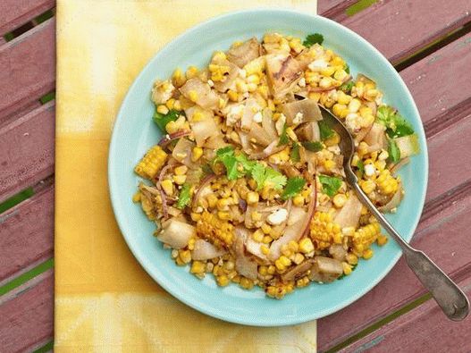 Photo of the dish - Summer salad with grilled corn