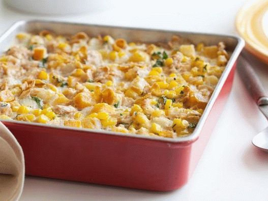 Dish Photography - Pumpkin Corn Pudding