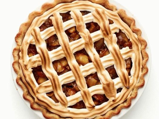 Photo of the dish - Almond-apple pie with meringue