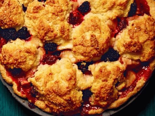 Dish Photography - Apple Cobbler