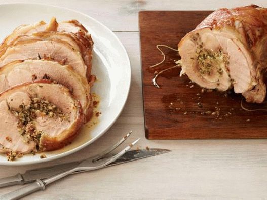 Festive pork roll