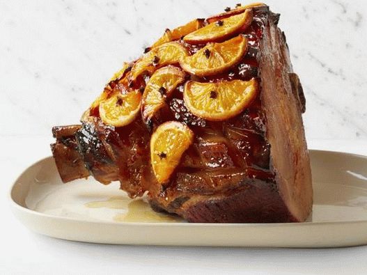 The basic recipe for baked ham in the glaze