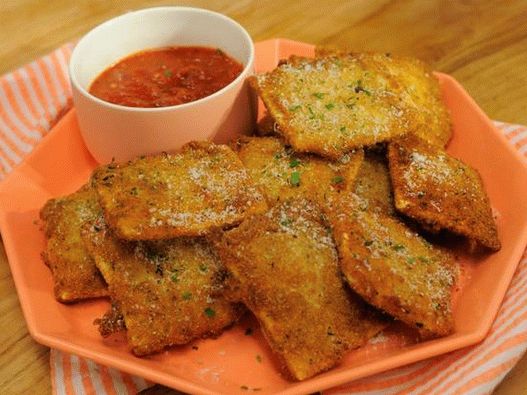 Dish Photography - Fried Ravioli with Italian Herbs