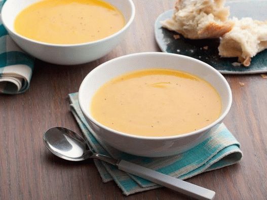 Mashed pumpkin soup