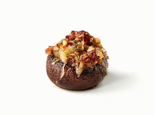 Stuffed mushrooms with sausage stuffing