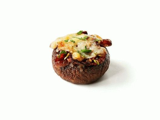 Mushrooms stuffed with French onion soup