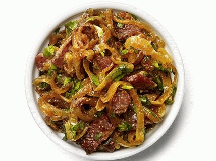 Photo Onion relish with bacon (appetizer sauce)