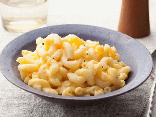 Photo of Pasta in a slow cooker with cream cheese sauce