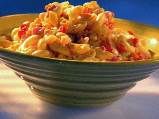 Photo Pasta salad with vegetables
