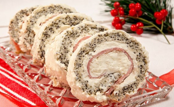 Ham poppy seed roll