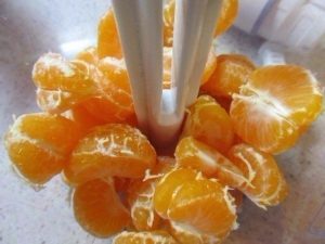 Tangerine ice cream