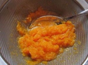 Tangerine ice cream