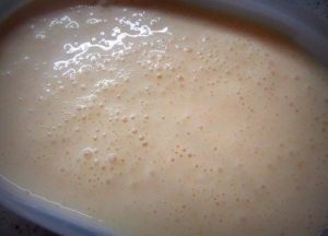 Tangerine ice cream