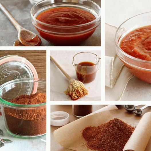 Photo of Marinades, spices and barbecue sauces