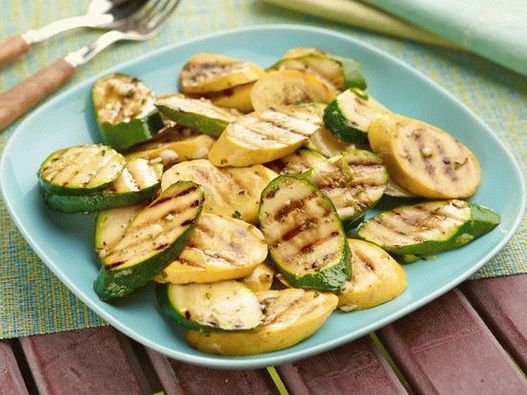 Photo Marinated Zucchini and Grilled Zucchini