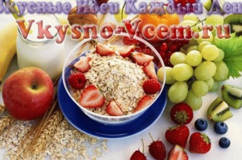 Proper nutrition of the student. Sample menu for the day