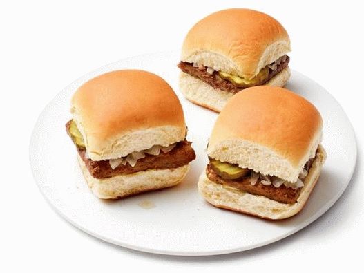 Photo Style Mini Burgers