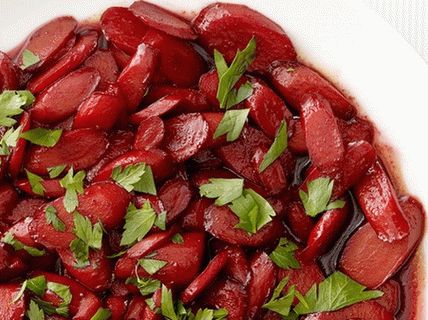 Photo Cranberries in a Cranberry Glaze