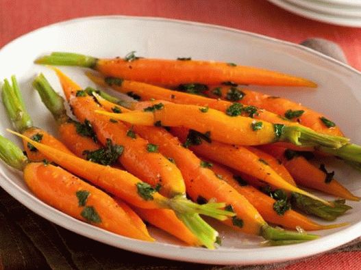 Photo Carrot in honey glaze